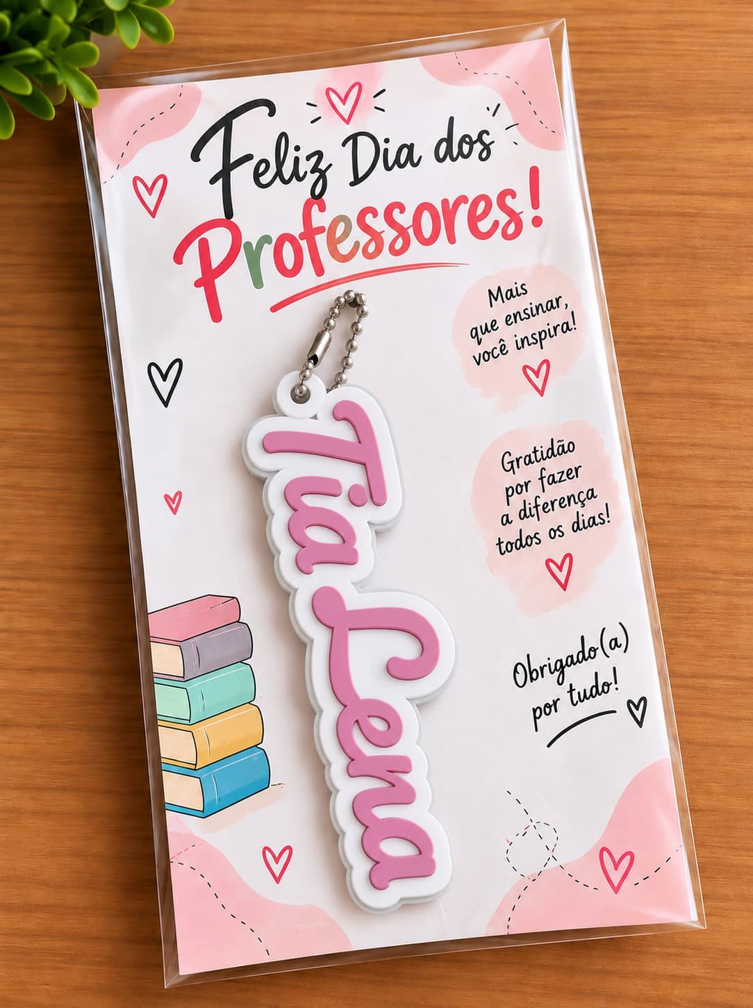 Foto 1 de Kit Chaveiro dia dos professores 7 letras